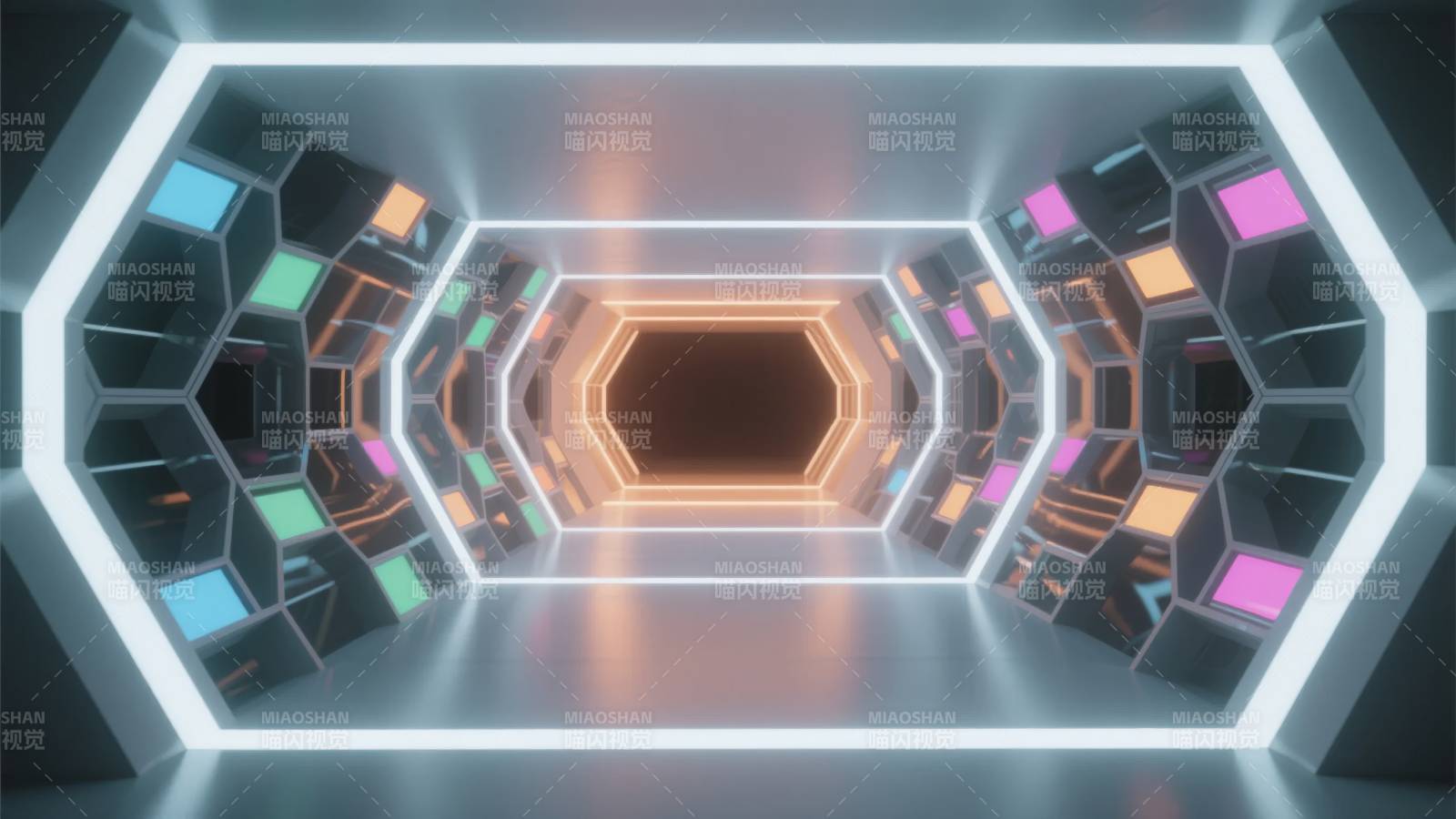 未来科技隧道图片