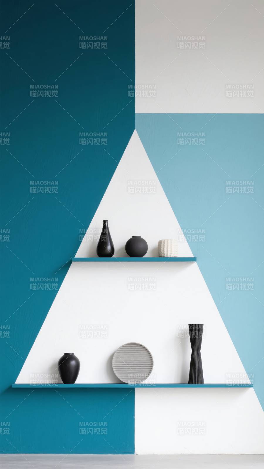 几何墙饰艺术图片