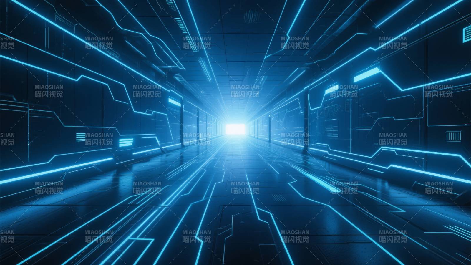 未来科技隧道图片