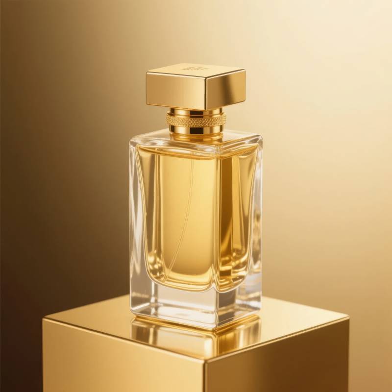 金色香水瓶图片