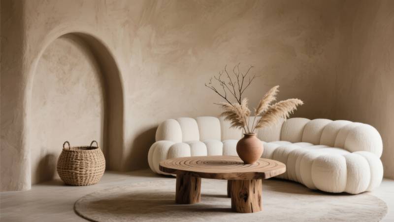 侘寂风客厅设计图片