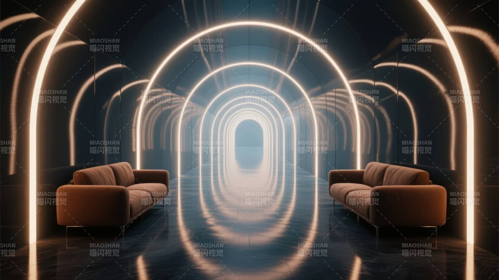 未来隧道沙发图片