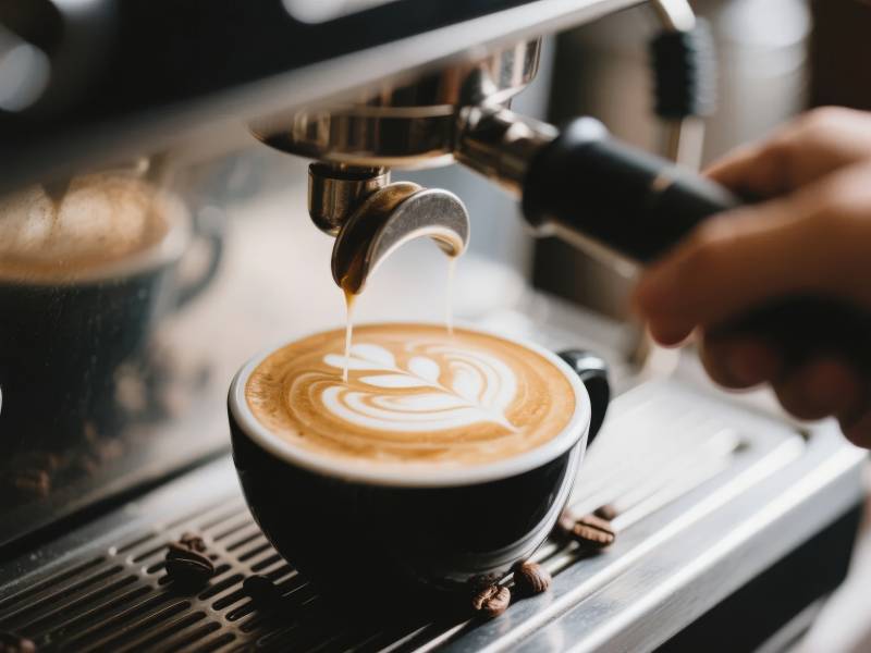 咖啡拉花艺术图片