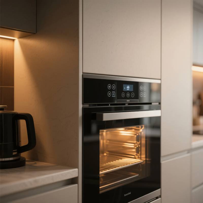 现代厨房嵌入式烤箱图片