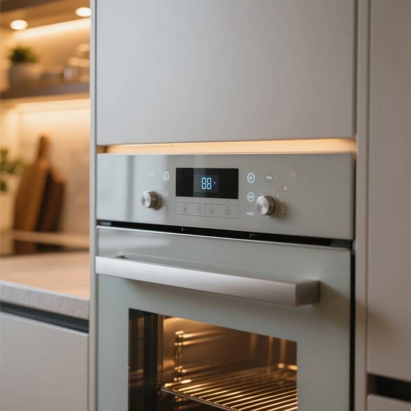 现代厨房嵌入式烤箱图片