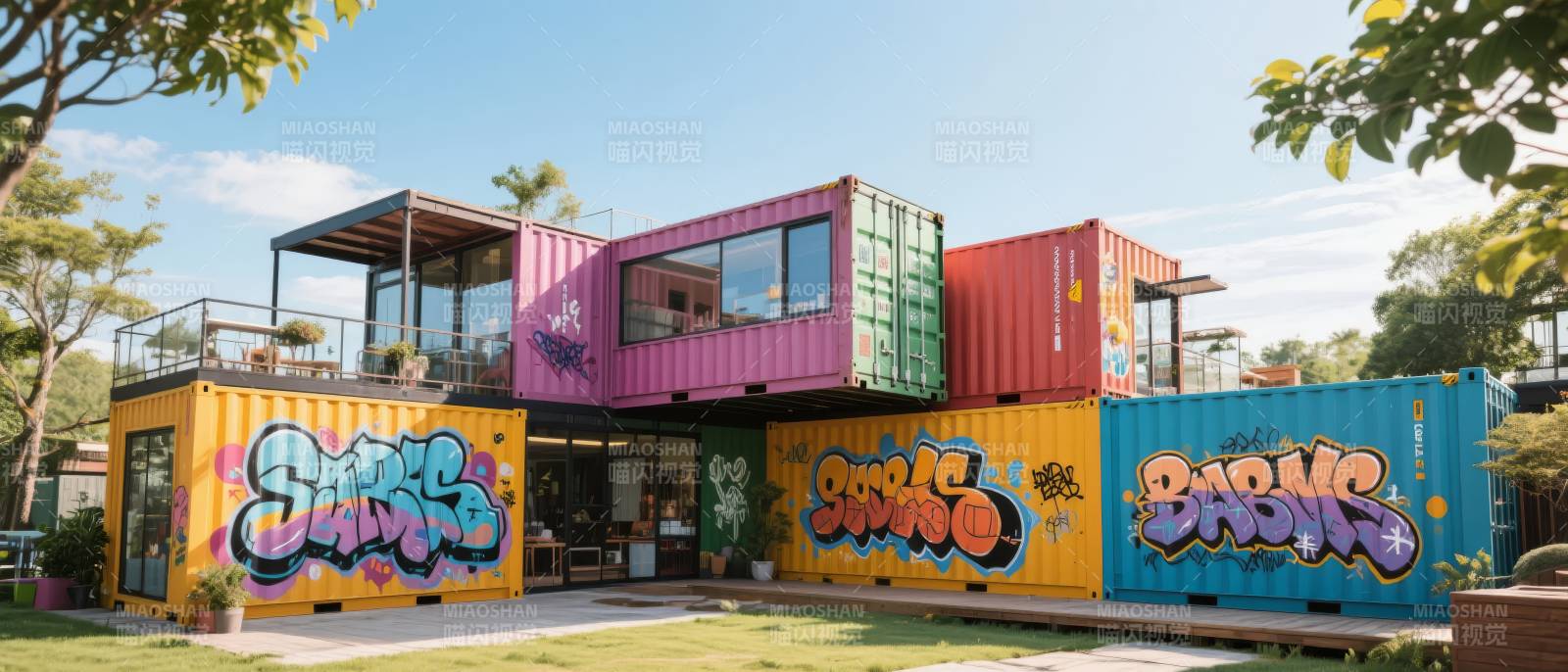 集装箱艺术空间图片