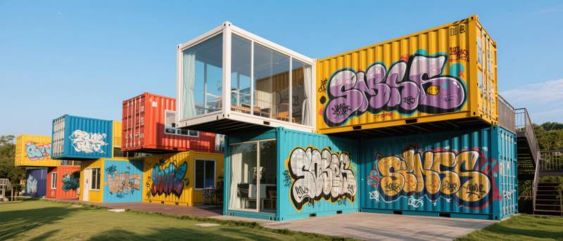 集装箱艺术空间图片