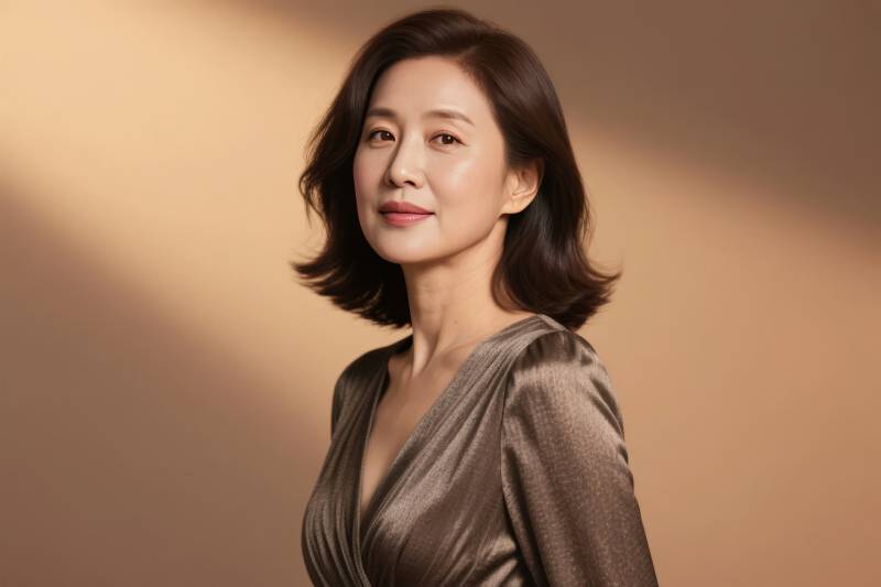 优雅女性肖像图片