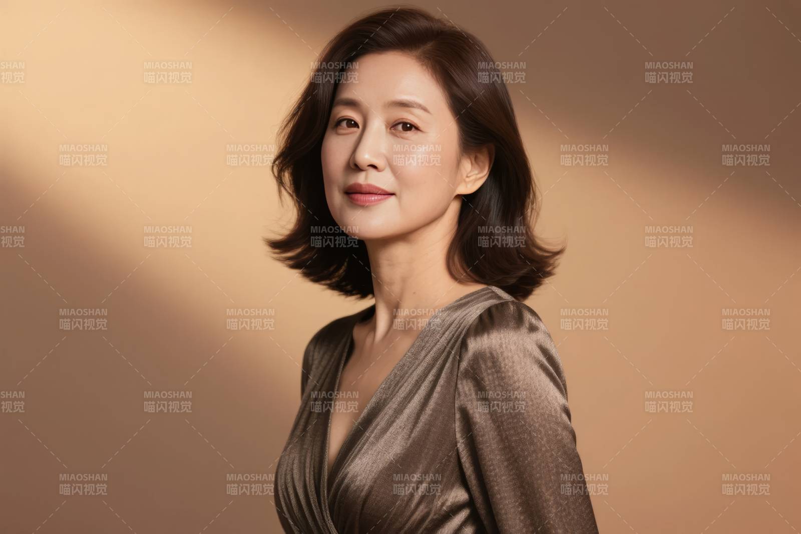 优雅女性肖像图片