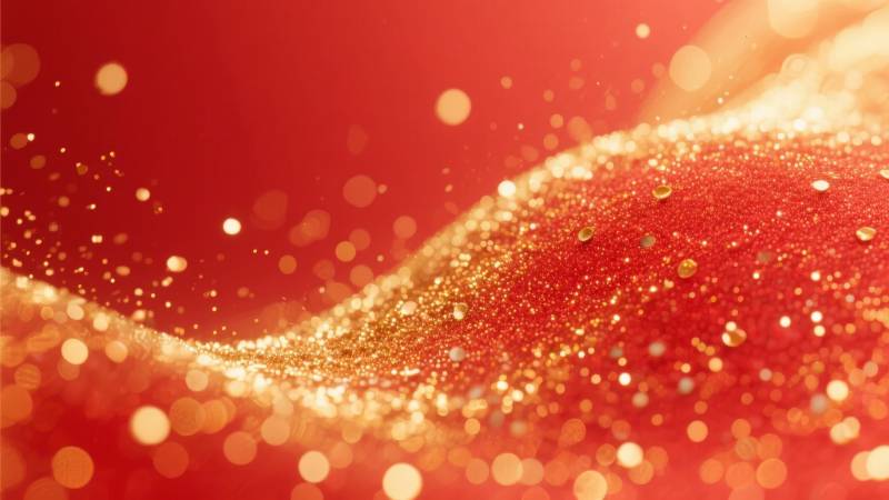 金光闪耀红波图片