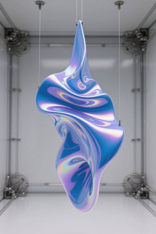 流光幻影雕塑图片