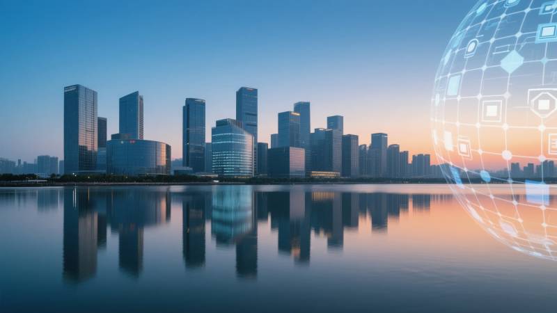 智慧城市未来图景图片