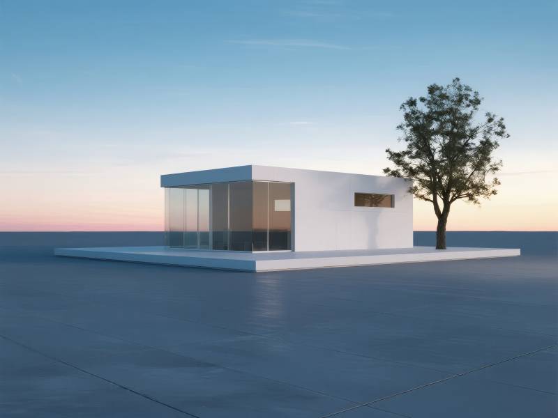 极简现代建筑图片