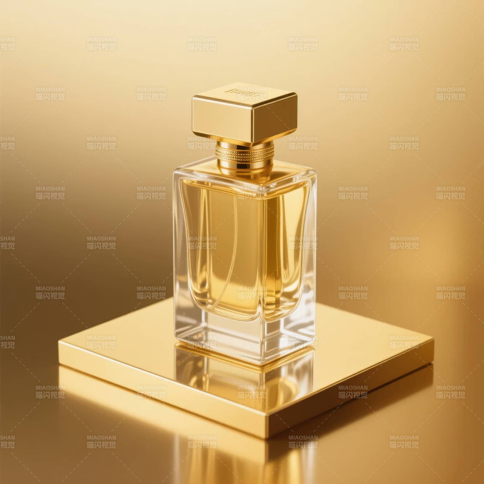 金色香水瓶图片