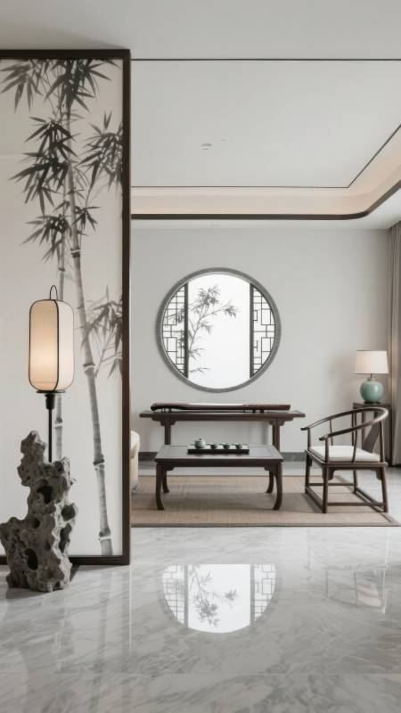 中式雅居 竹影清幽图片