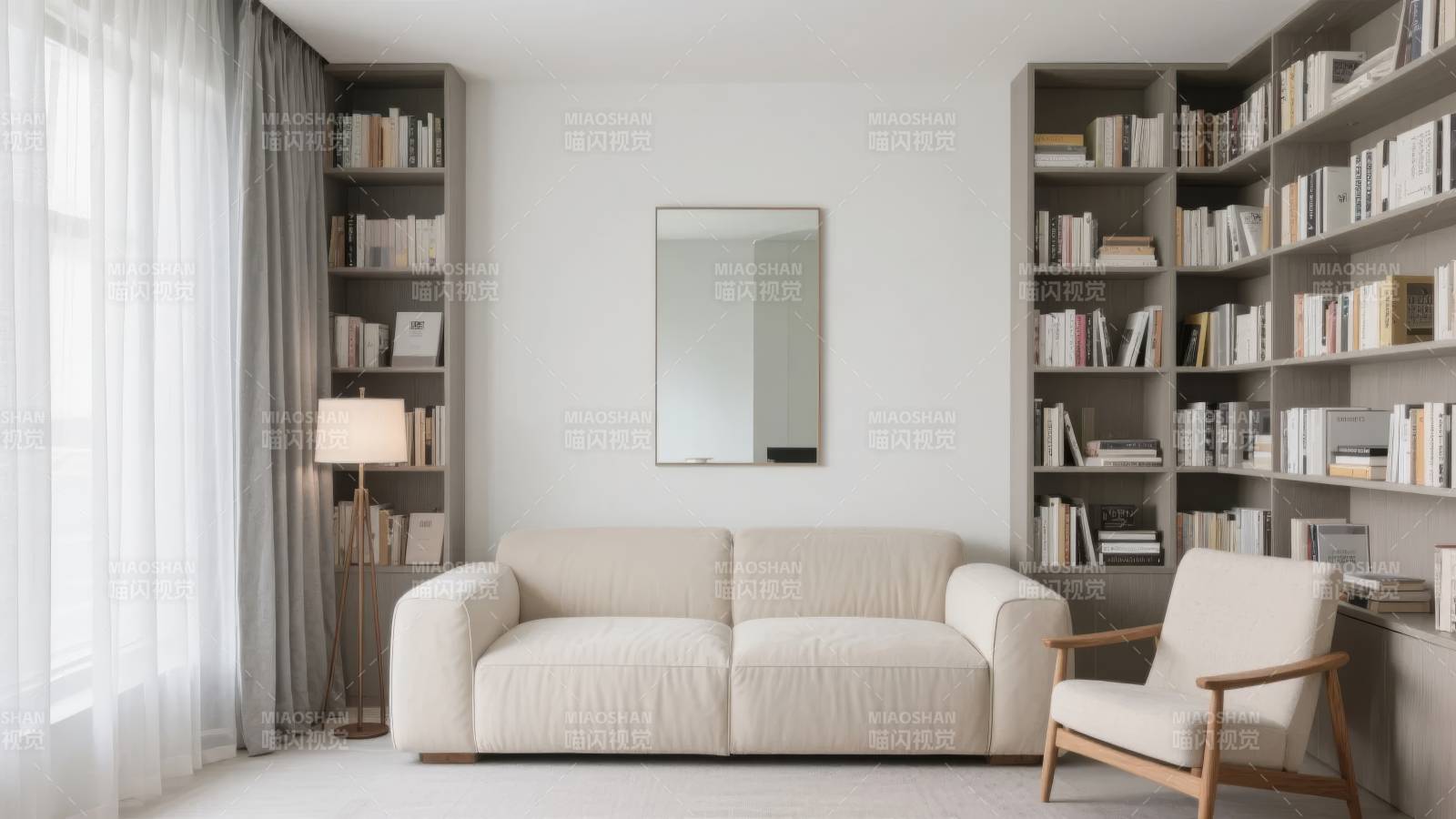 简约书房客厅设计图片