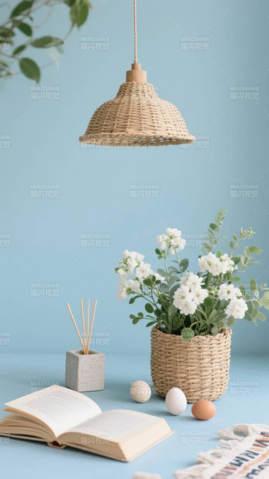 静谧春日角落图片