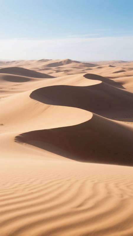 沙漠沙丘风光图片