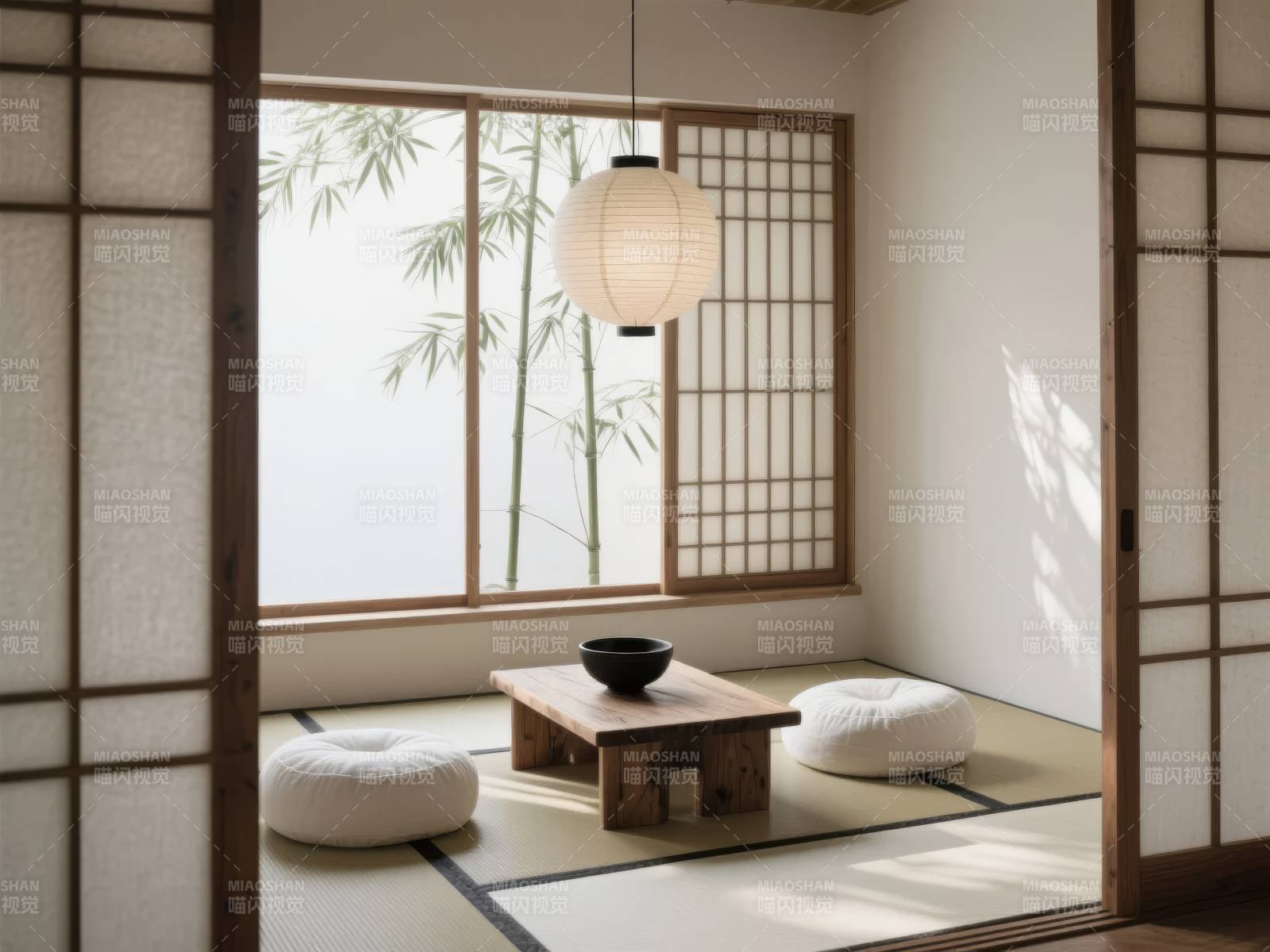 日式禅意茶室图片