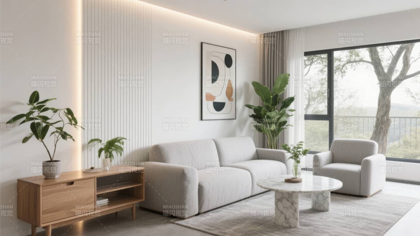 现代简约客厅设计图片