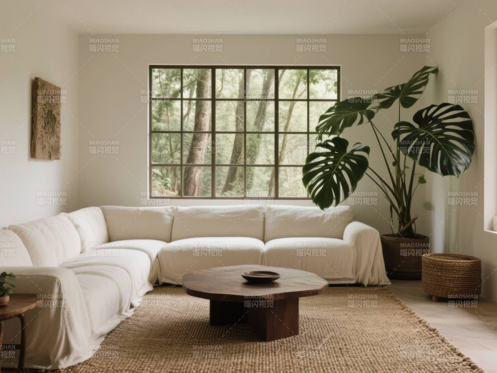 简约自然客厅设计图片