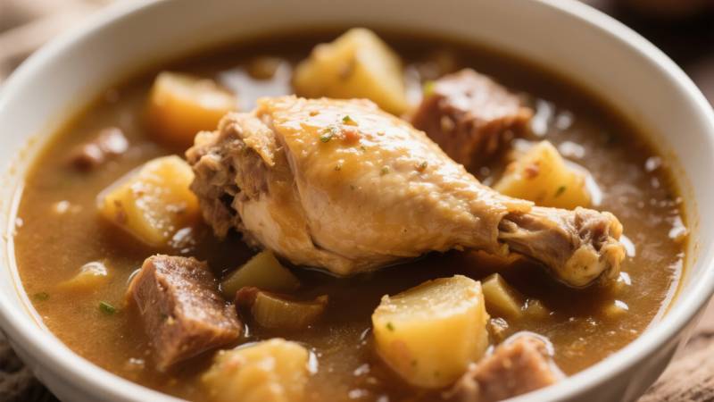 鸡肉炖土豆图片