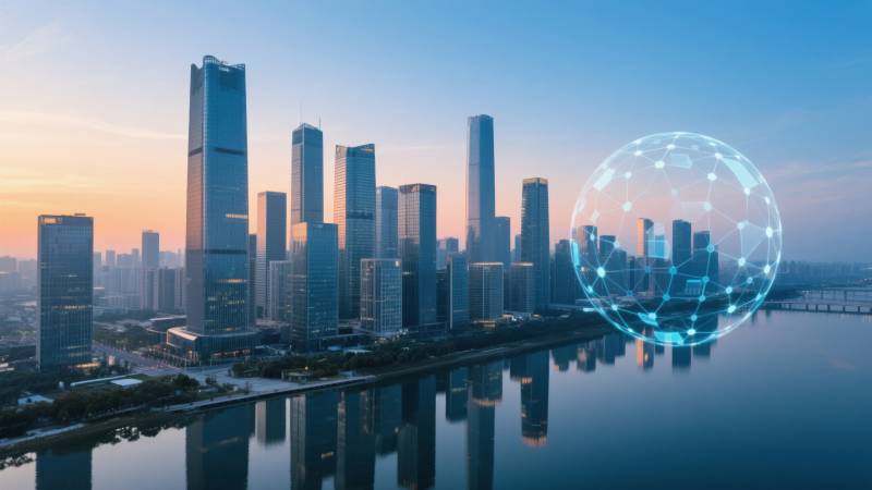 智慧城市未来图景图片