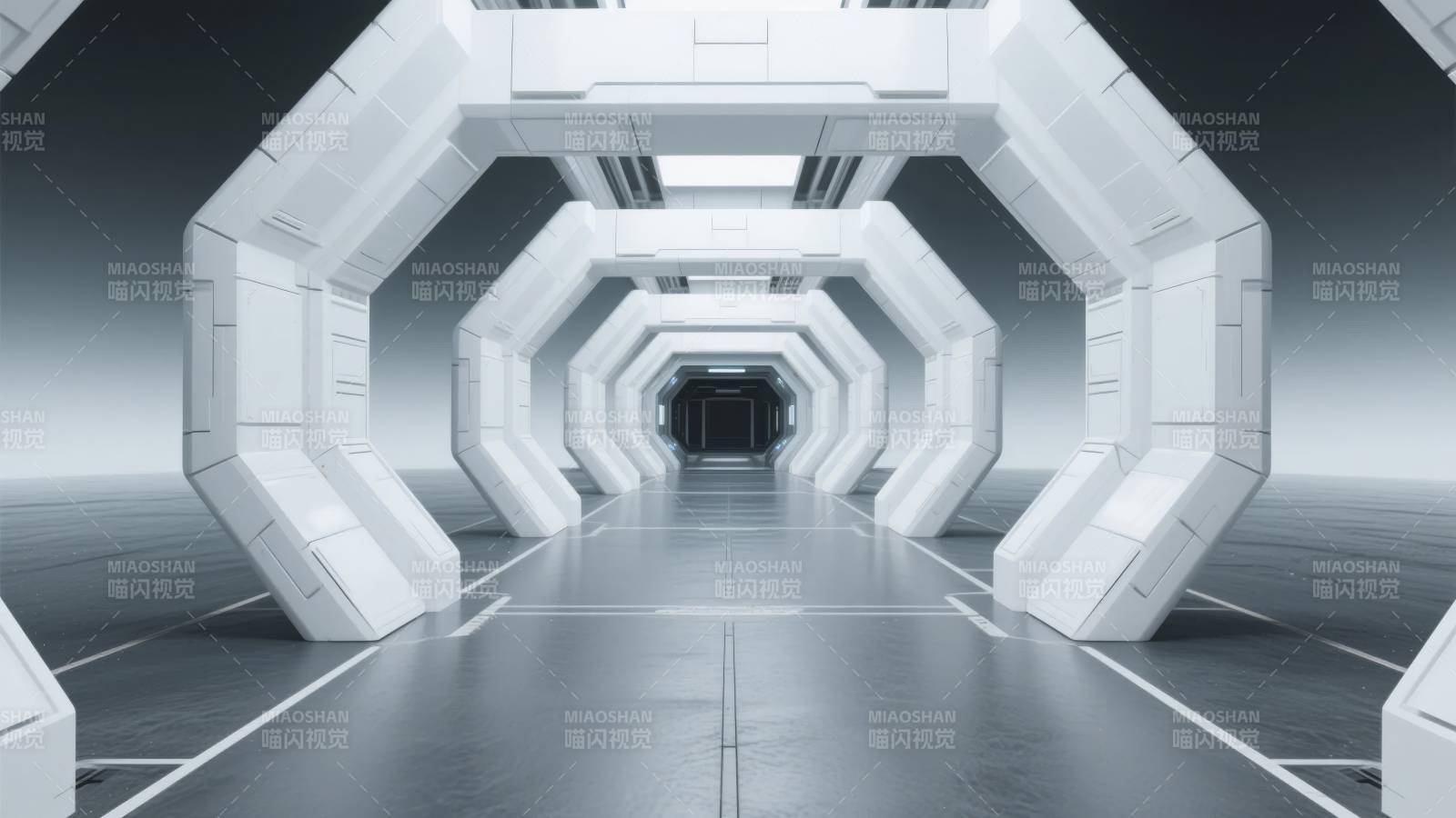 未来科技隧道图片