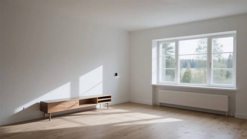 简约客厅阳光明媚图片