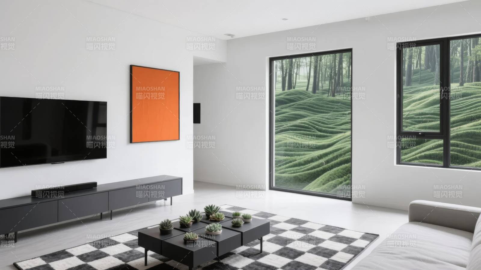 现代简约客厅设计图片