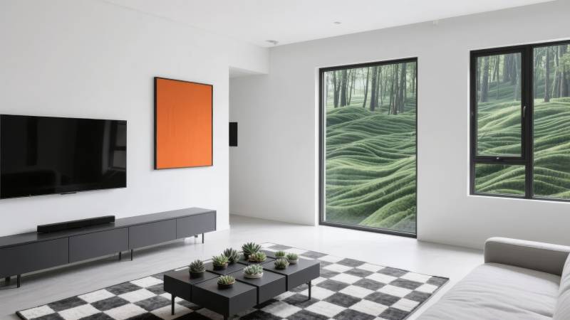 现代简约客厅设计图片