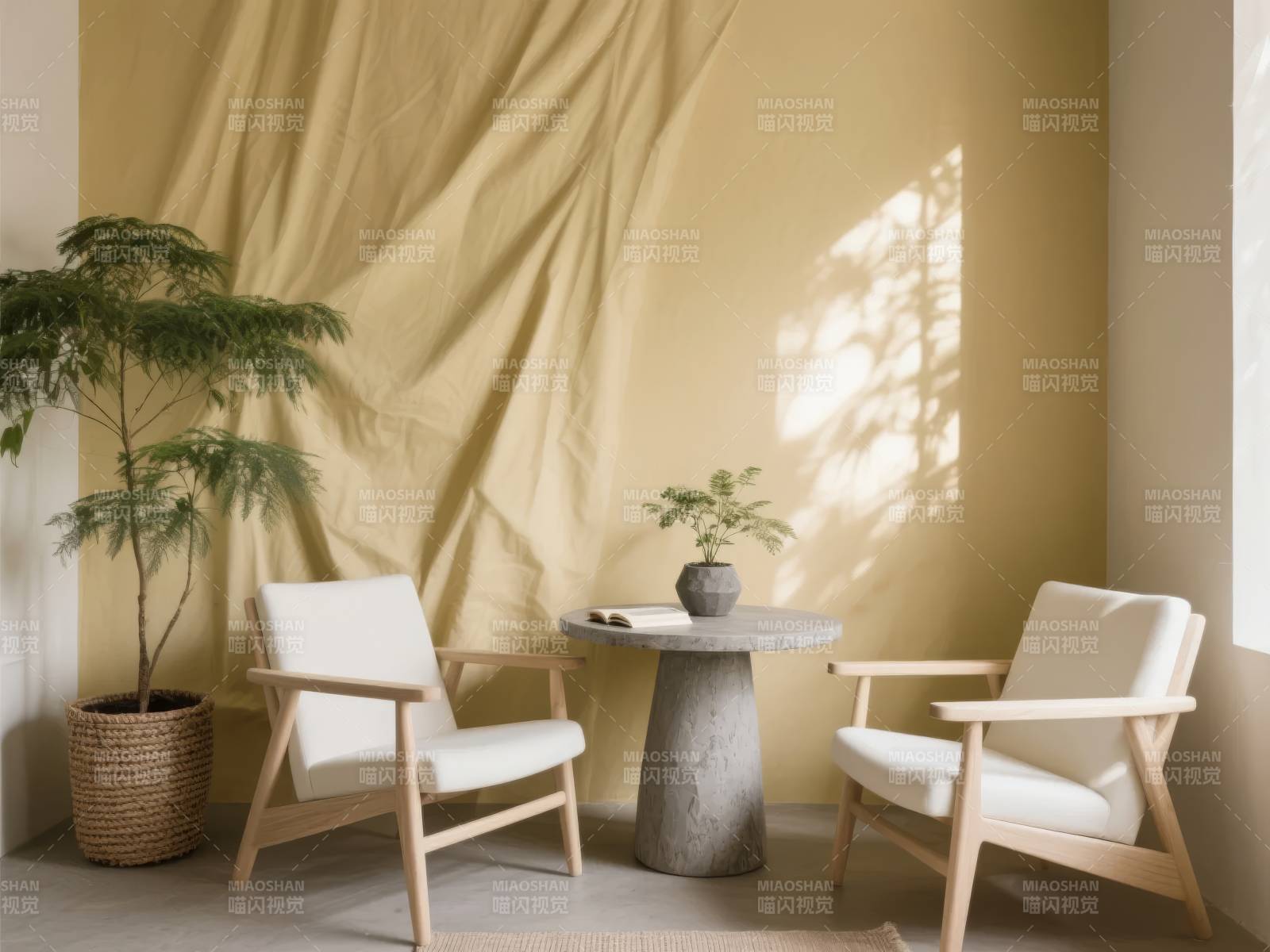 简约客厅一角图片