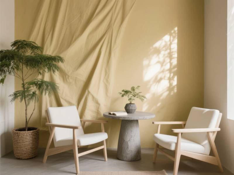 简约客厅一角图片