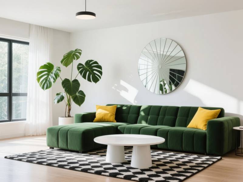 绿意盎然的客厅图片