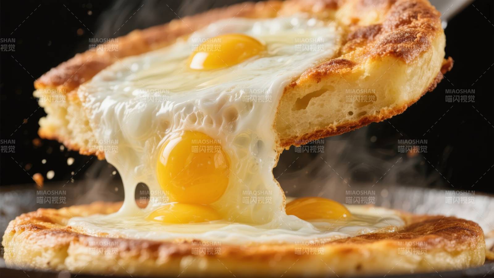流心蛋饼 金黄诱人图片