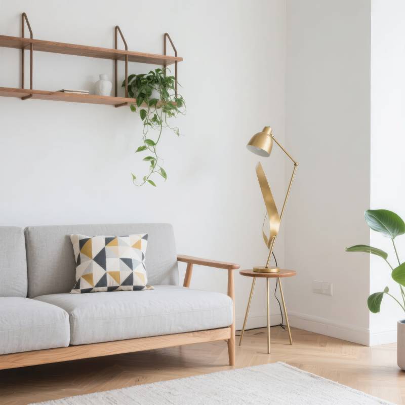 简约客厅一角图片