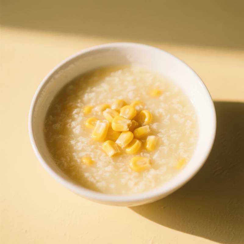 玉米粥 温暖早餐图片