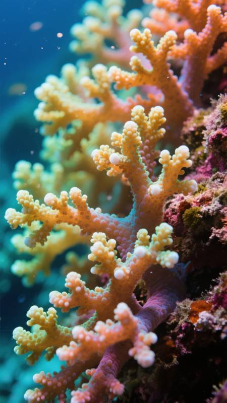 珊瑚礁的美丽景象图片