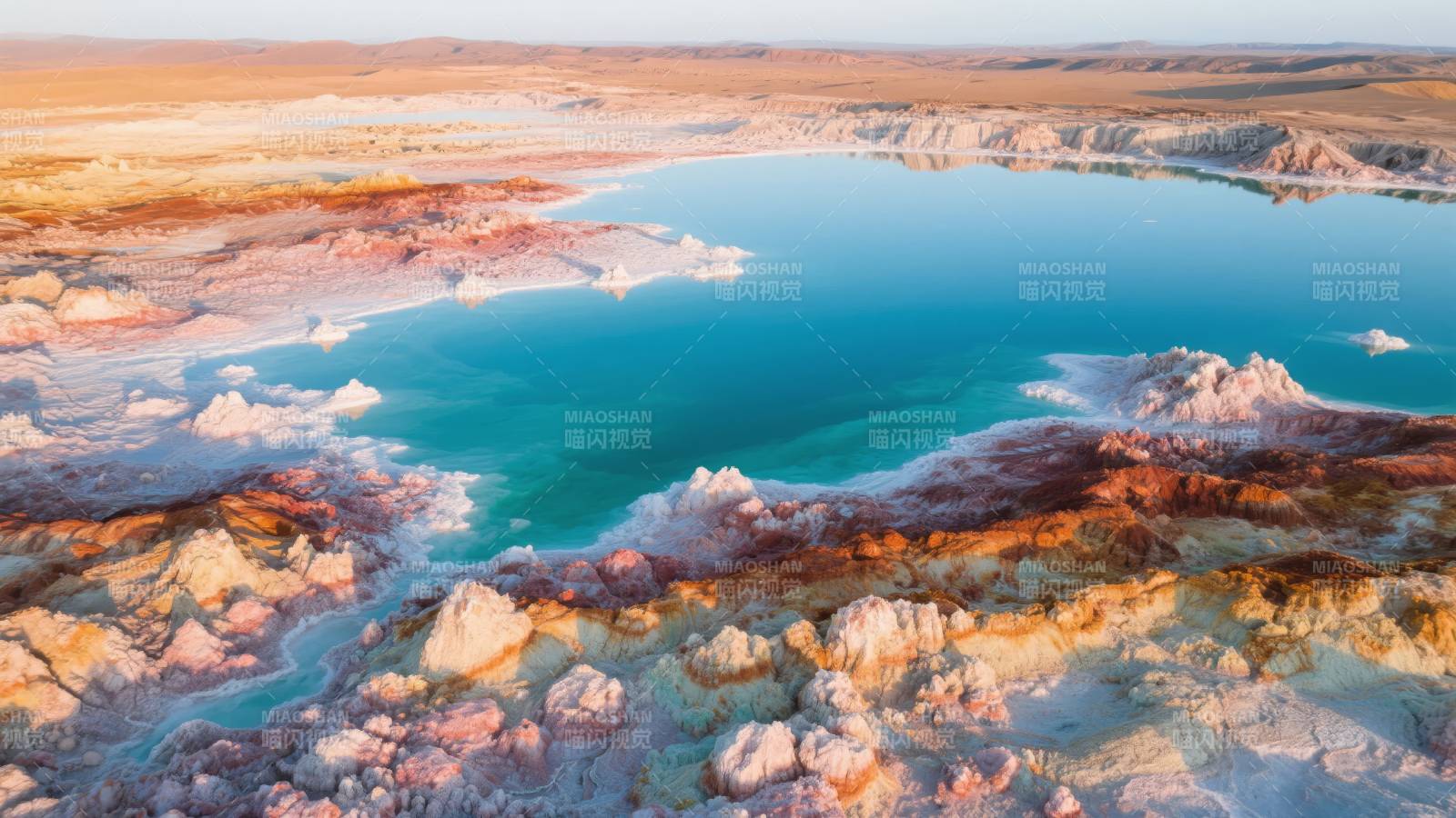 碧湖映彩岩图片
