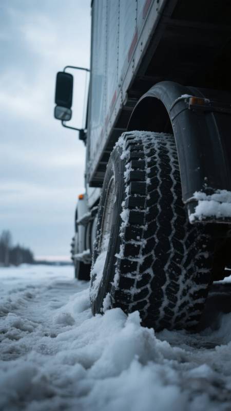雪地卡车轮胎图片