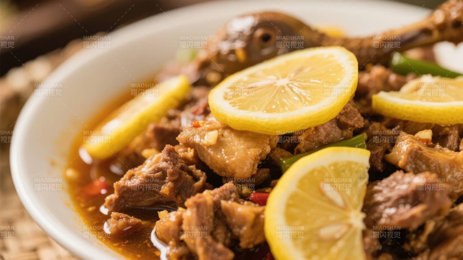 柠檬炖鸡块图片