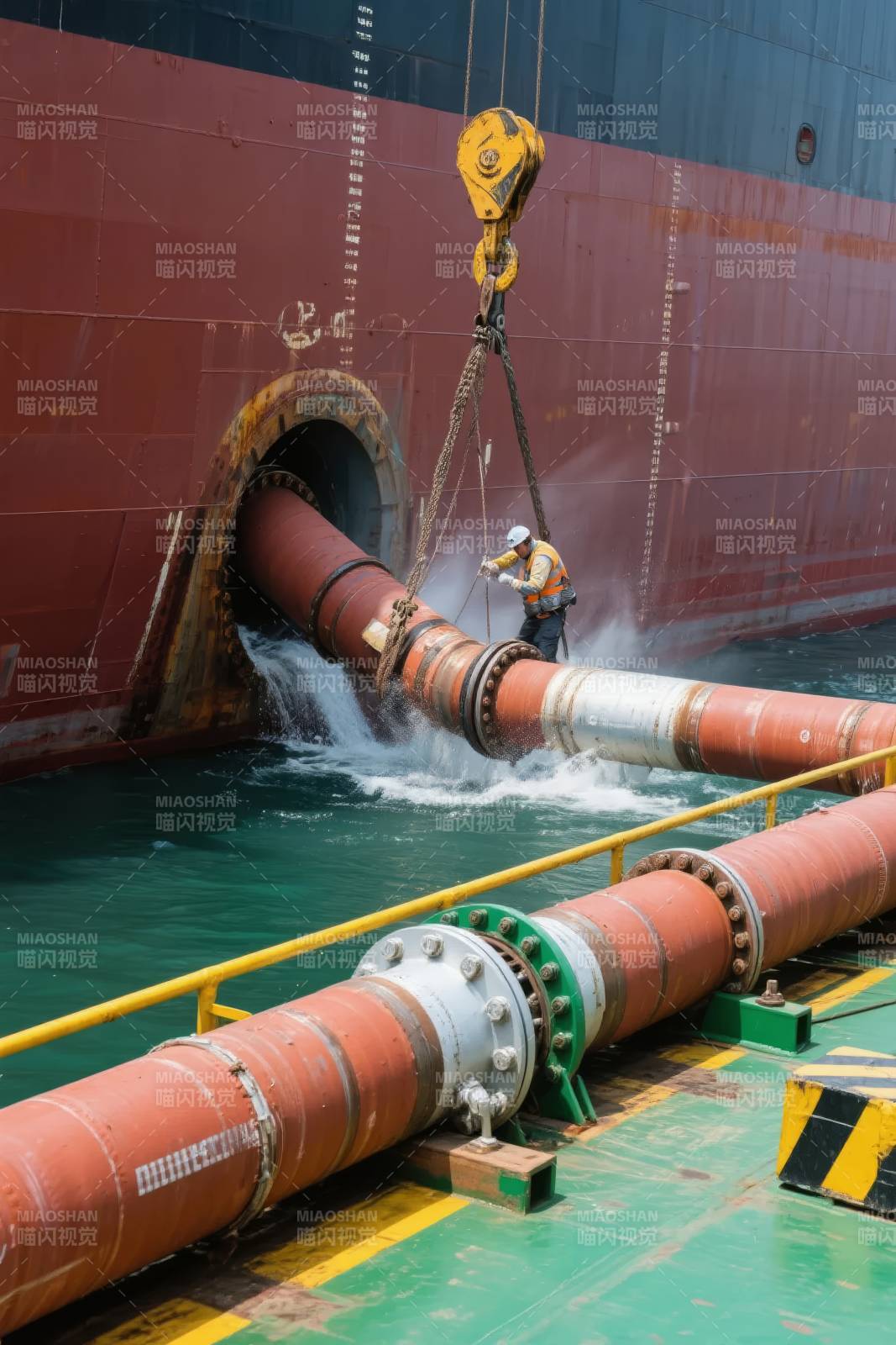 管道吊装作业现场图片