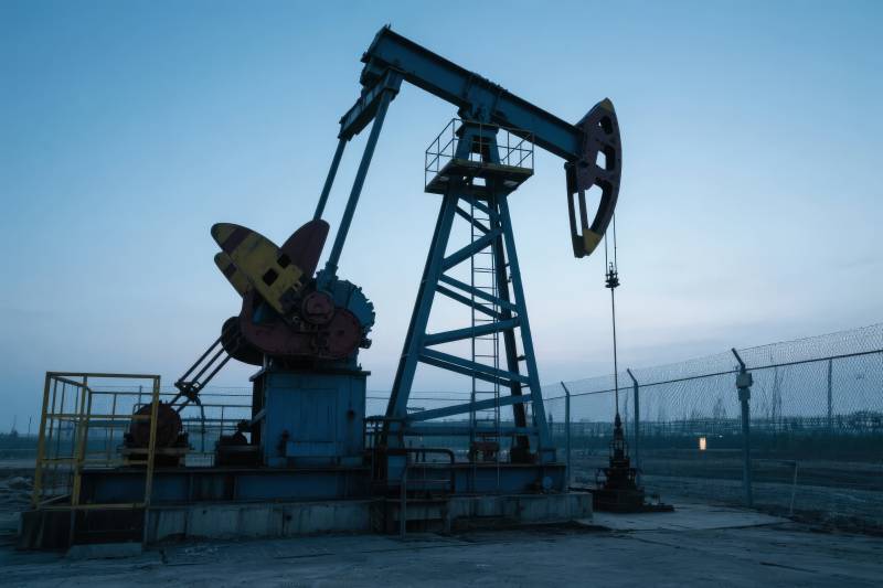 油井抽油机作业图片