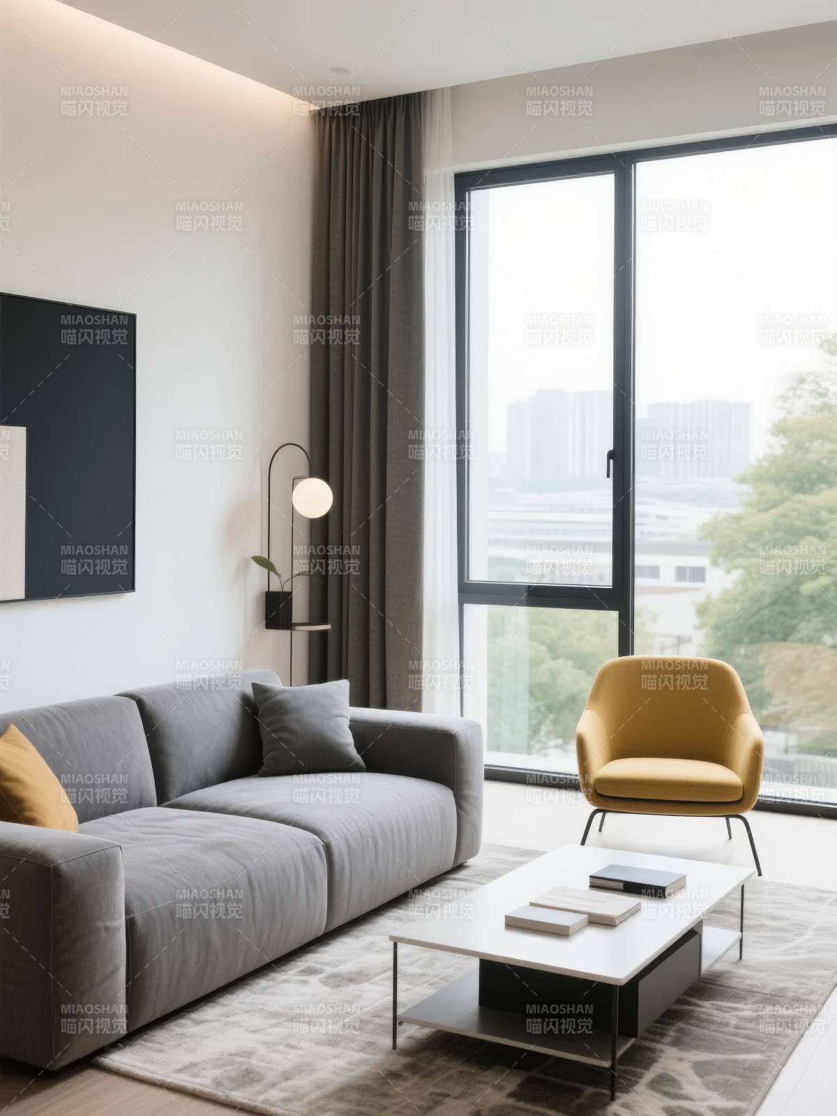 现代简约客厅设计图片