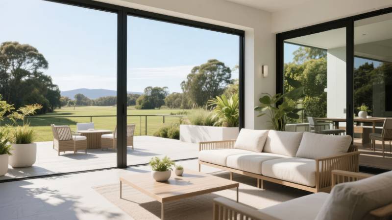 现代客厅观景设计图片