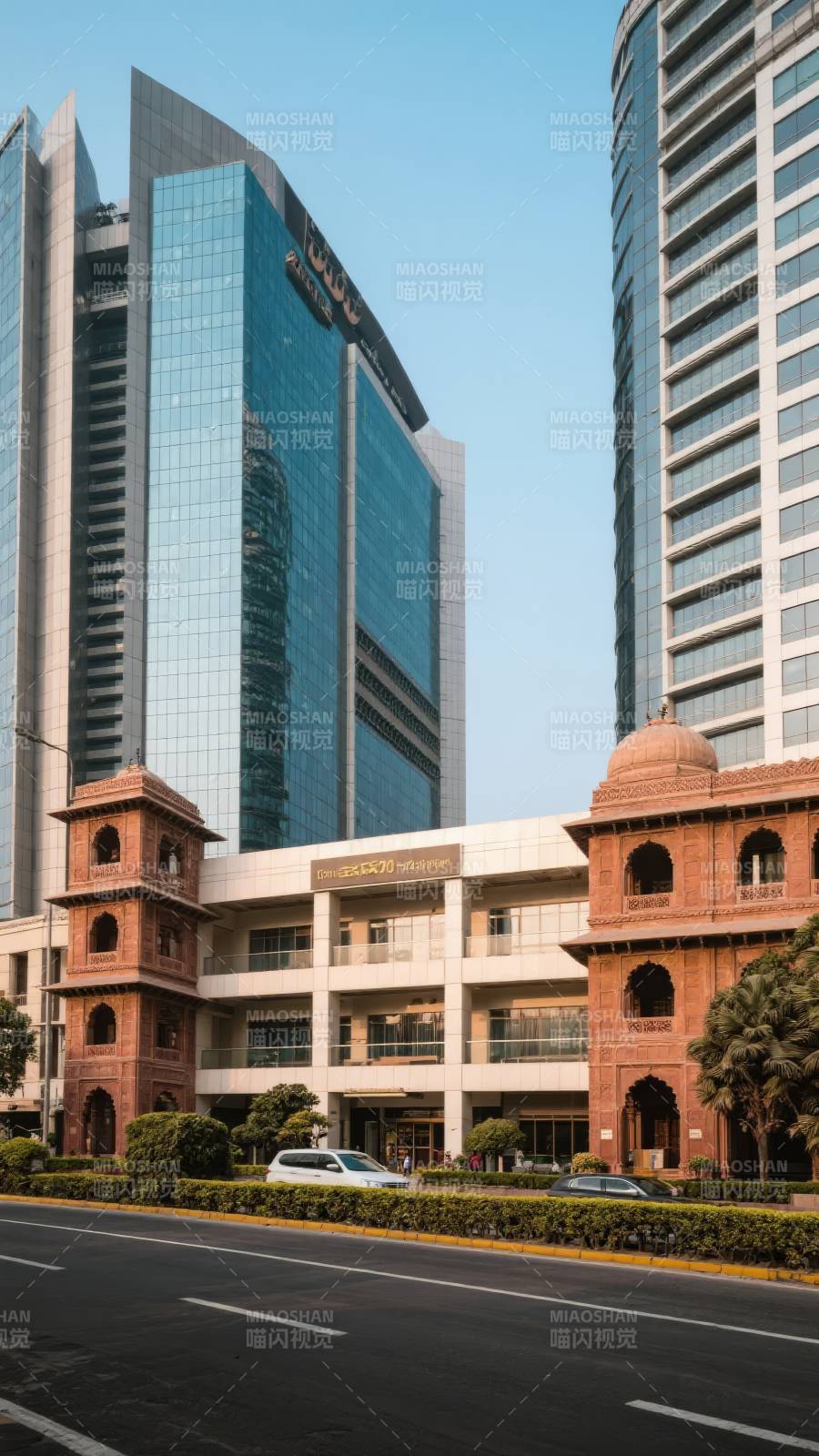 现代都市建筑群图片