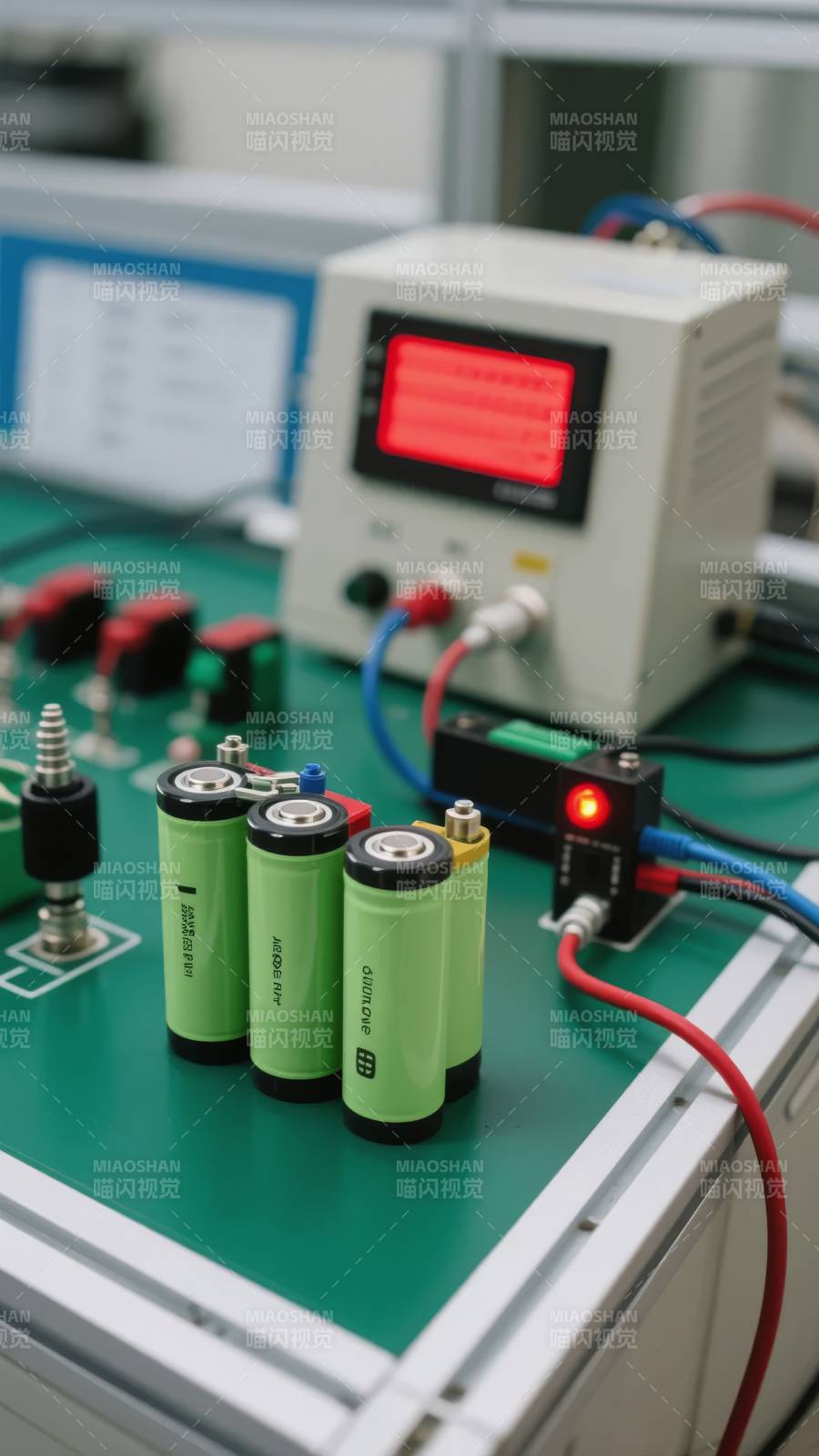 电池测试实验图片