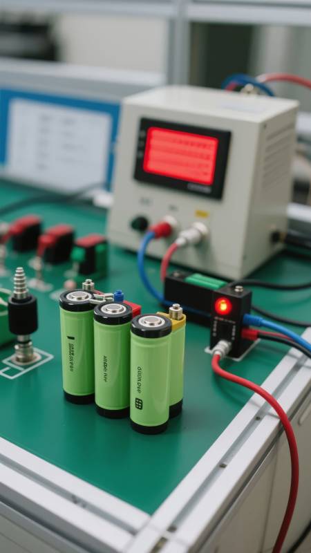 电池测试实验图片