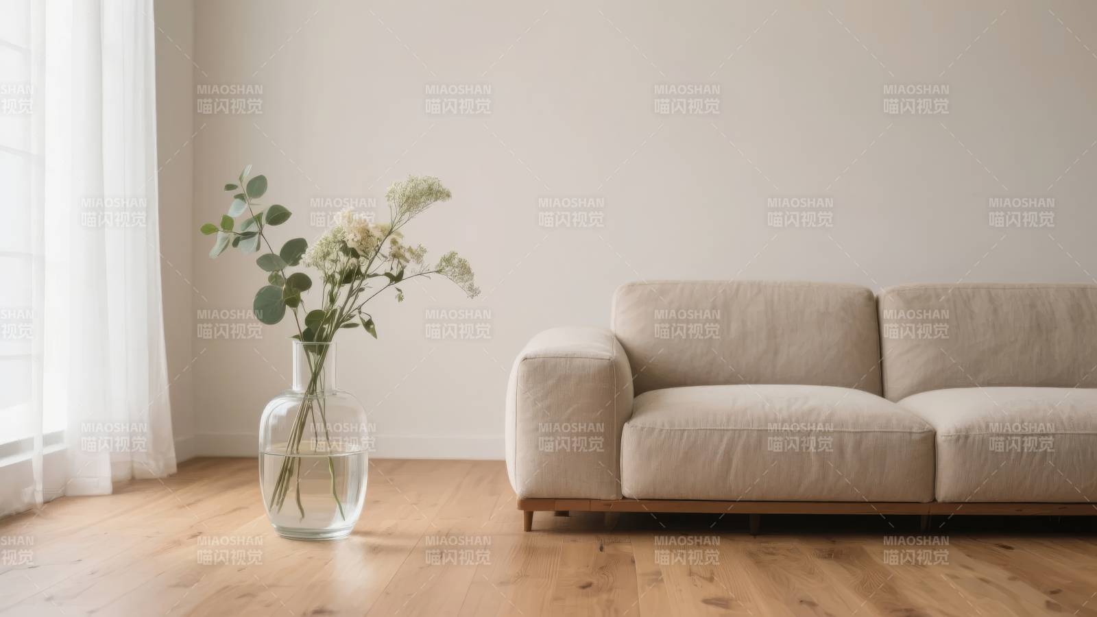 简约客厅一角图片