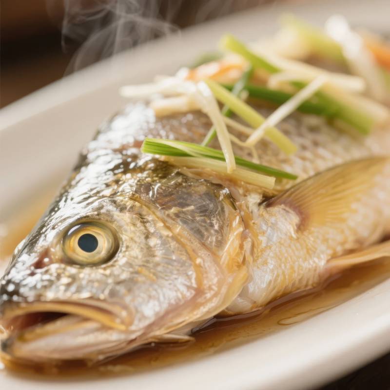 清蒸鱼 鲜嫩可口图片